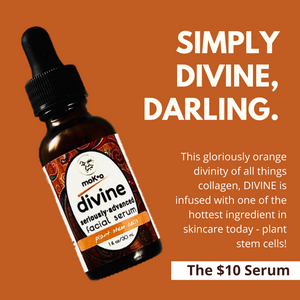 Simply Divine Darling. The gloriously orange divinity of all things collagen. Infused with stem cells. Divine. 